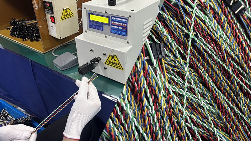 凱佰樂線束廠絞線工藝