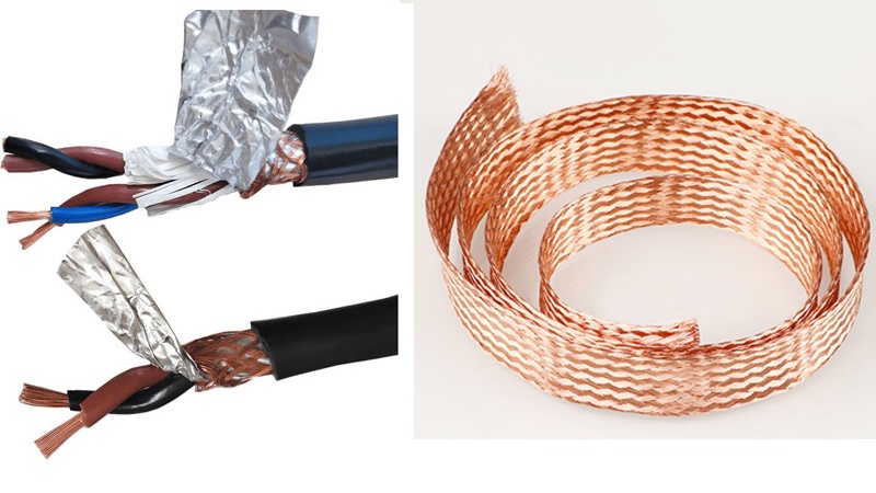 銅網(wǎng)編織VS鋁箔繞包