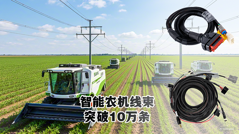 喜訊！蘇州凱佰樂智能農(nóng)機線束生產(chǎn)破10萬條