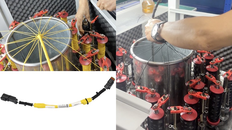 線束外被的加工之尼龍編織