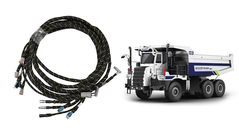 無人礦卡線束的定制